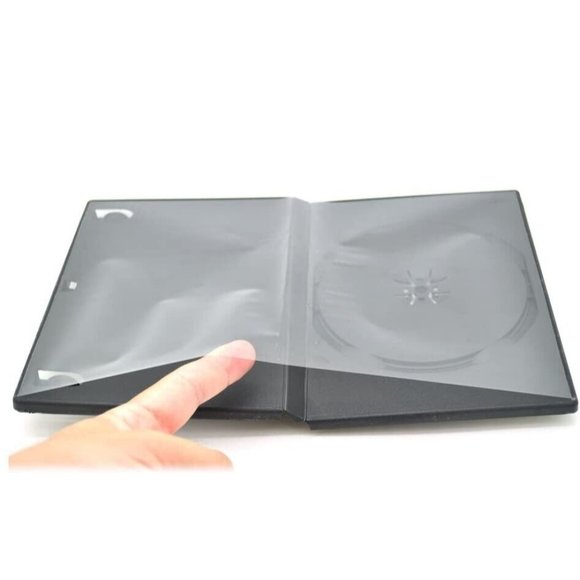 Progo 50 Pack Standard Black Single CD DVD Cases 14MM Movie Music Case Storage - Picture 7 of 9